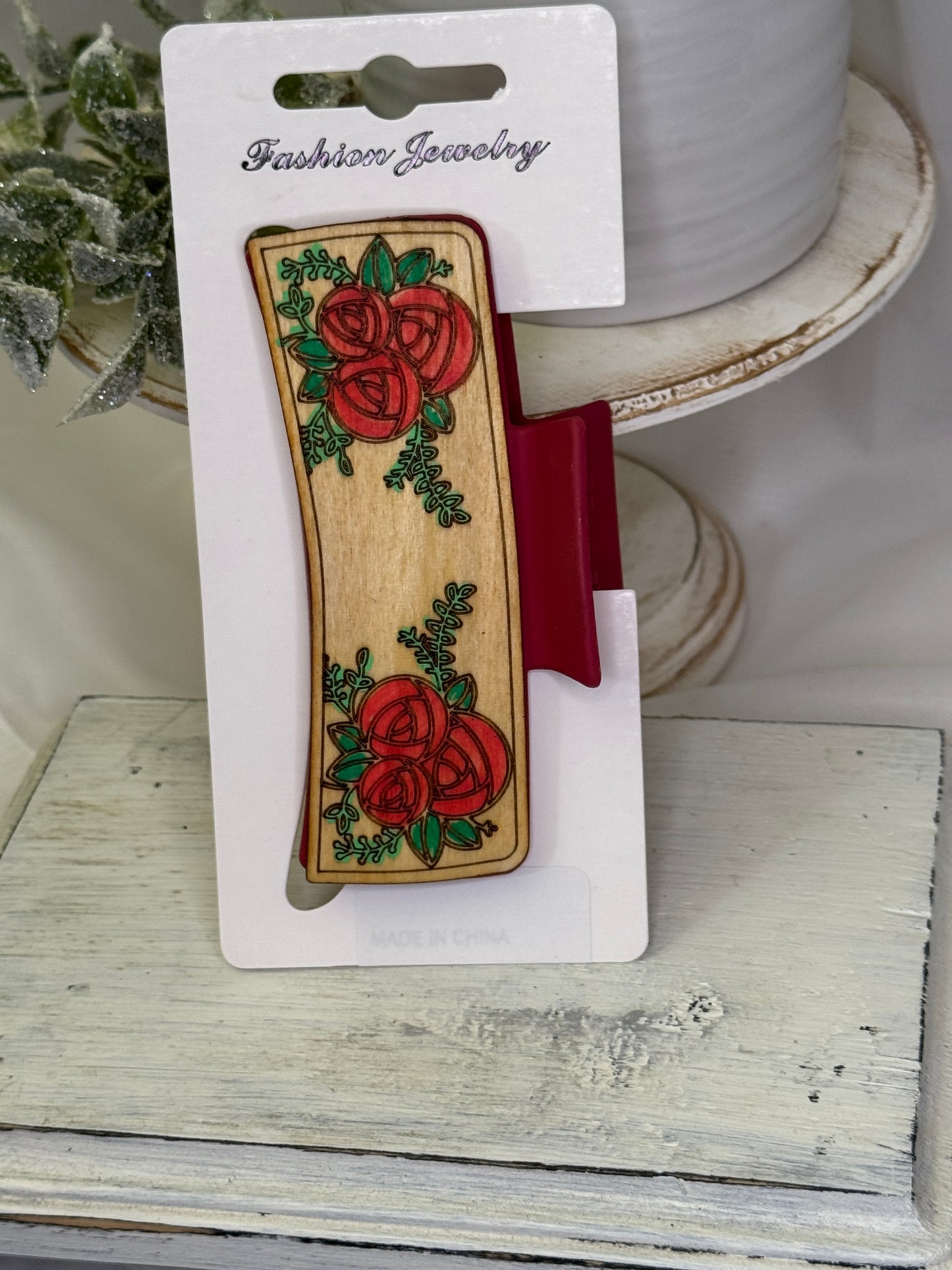 Everything coming up Roses Hair Clip