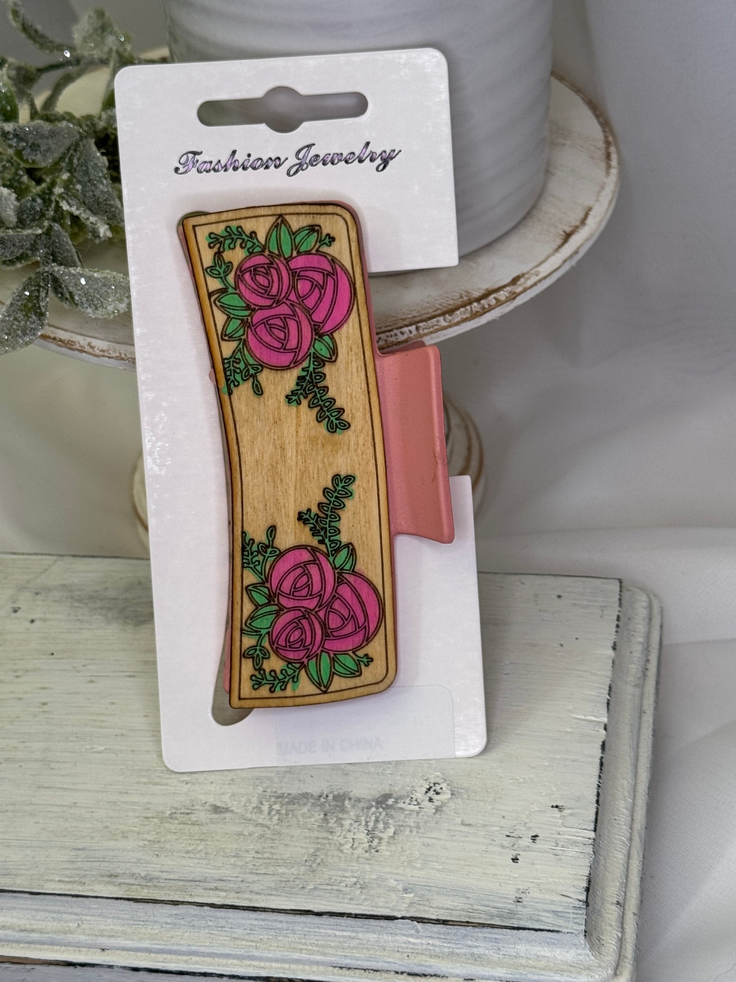 Everything coming up Roses Hair Clip