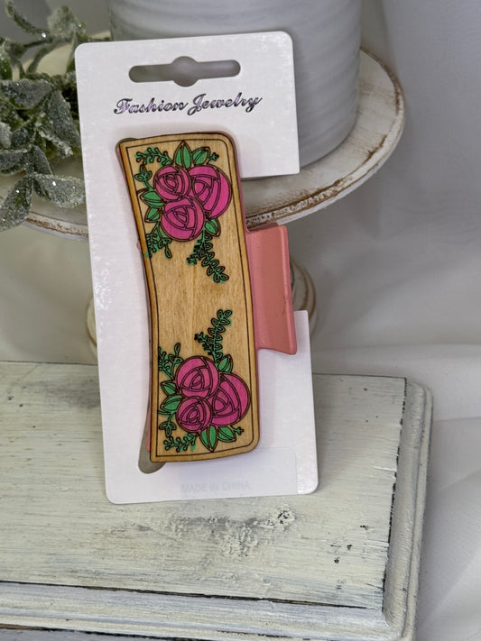 Everything coming up Roses Hair Clip