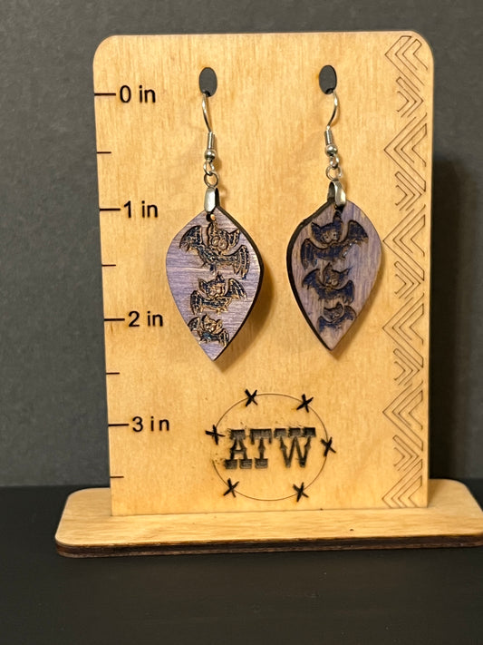 Spooky Bat Earrings