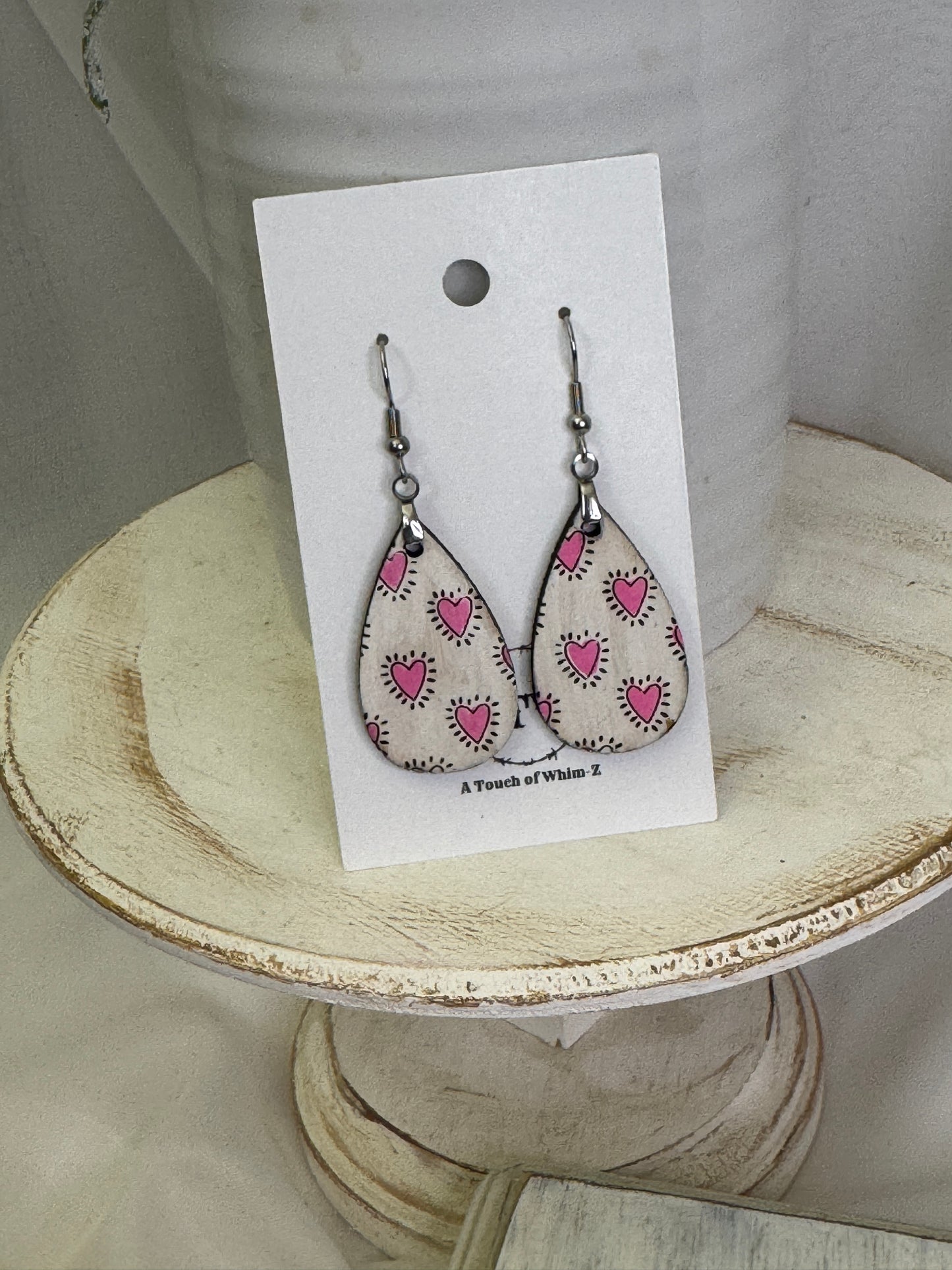 Teardrop Valentine Dangle Earrings