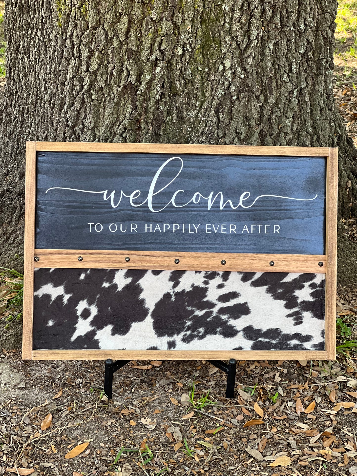 Ranch Styled Welcome Sign