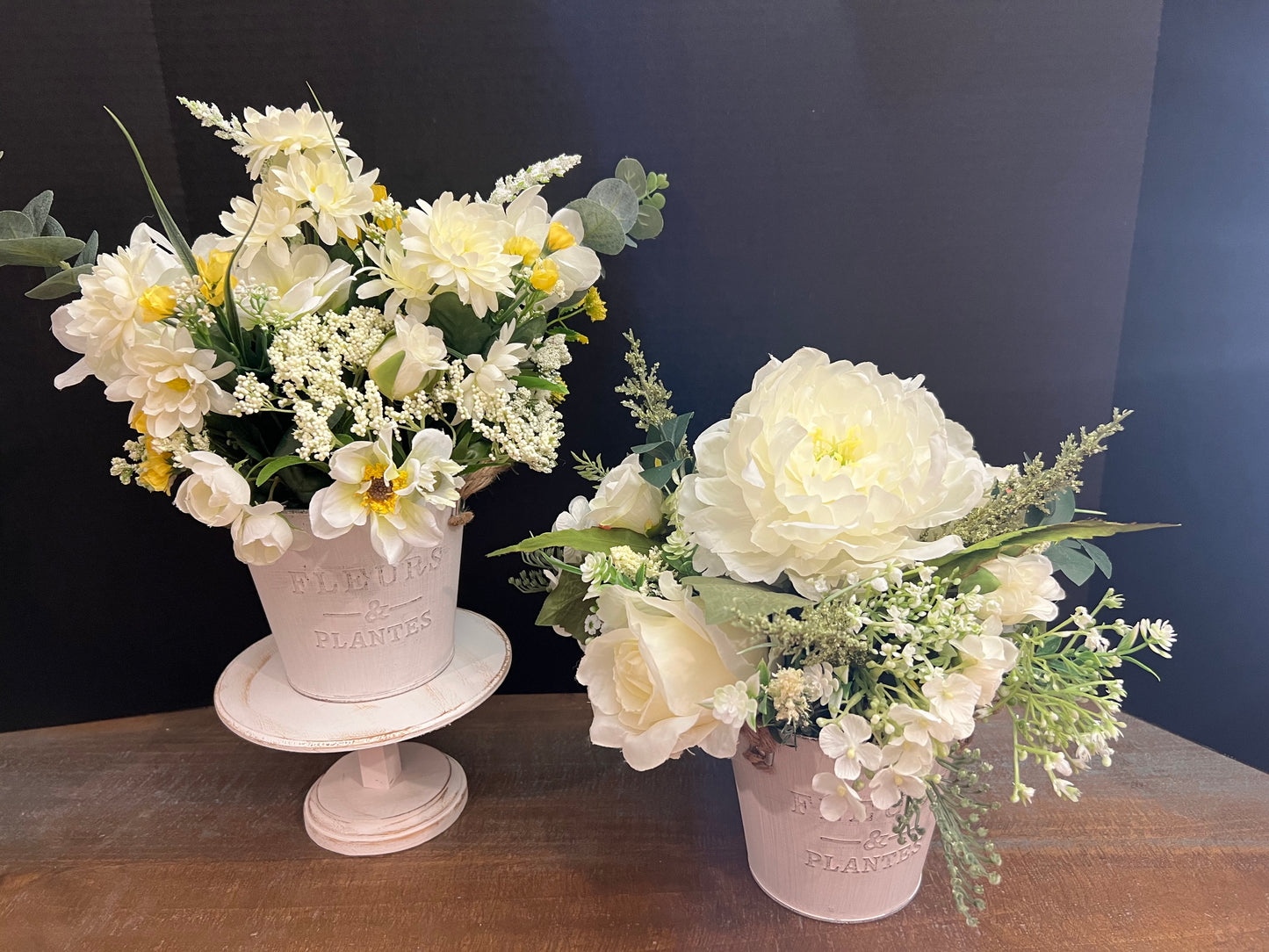 Easter Spring Potted Faux Florals