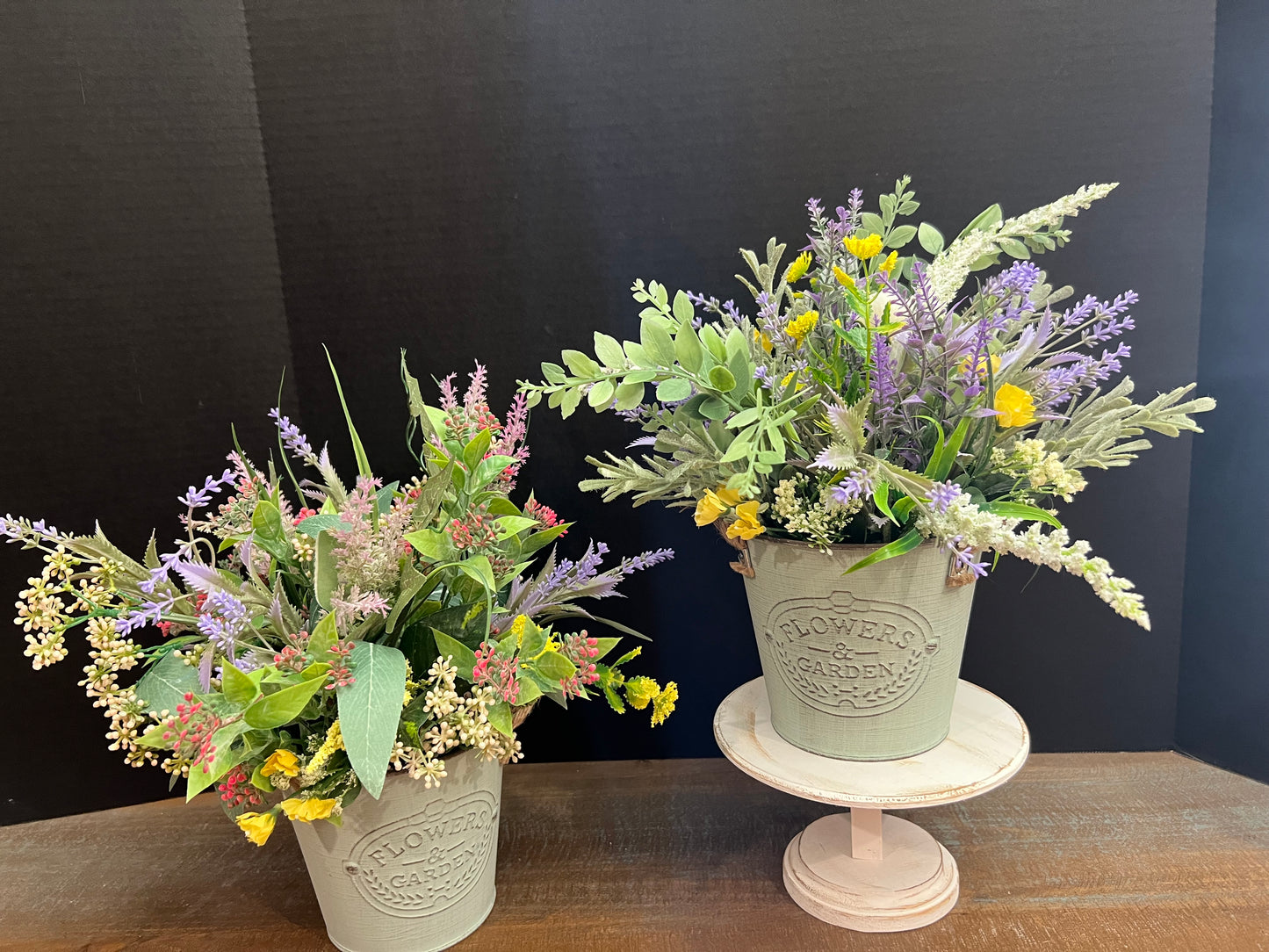 Easter Spring Potted Faux Florals