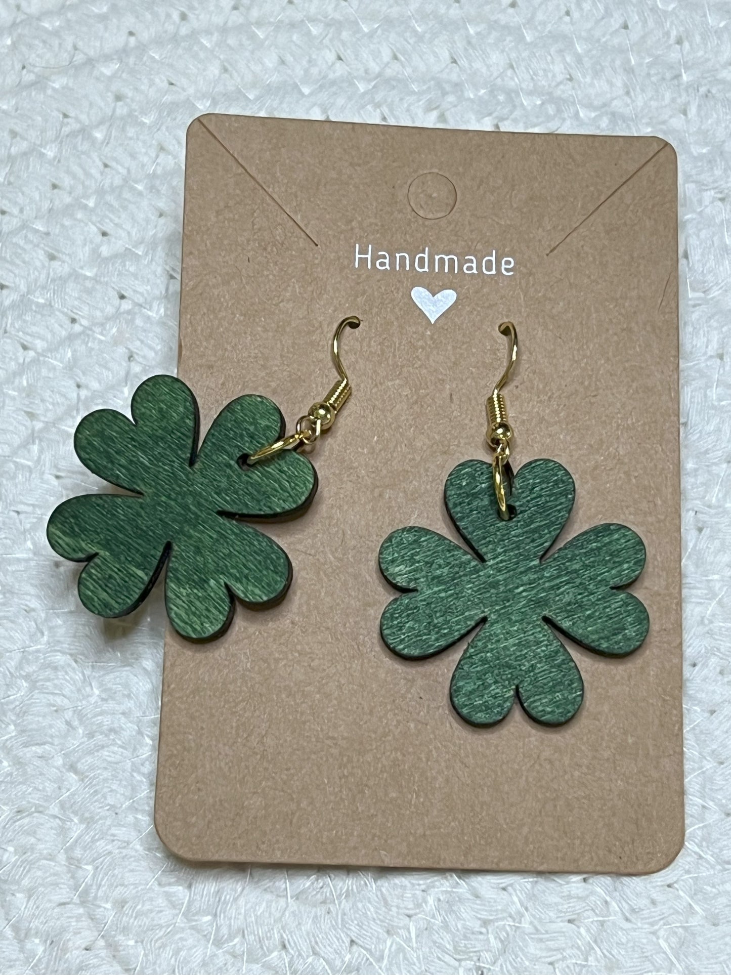 St. Patty's Day Dangle Shamrock Earrings